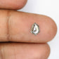 0.68 Carat Salt And Pepper Shield Shaped Natural Diamond For Wedding Ring