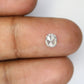 0.84 Carat Salt And Pepper Diamond Ring Natural Oval Cut Diamond