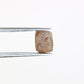 2.41 Carat Brown Rough Diamond Congo Cube Shape Raw Diamond For Diamond Jewelry