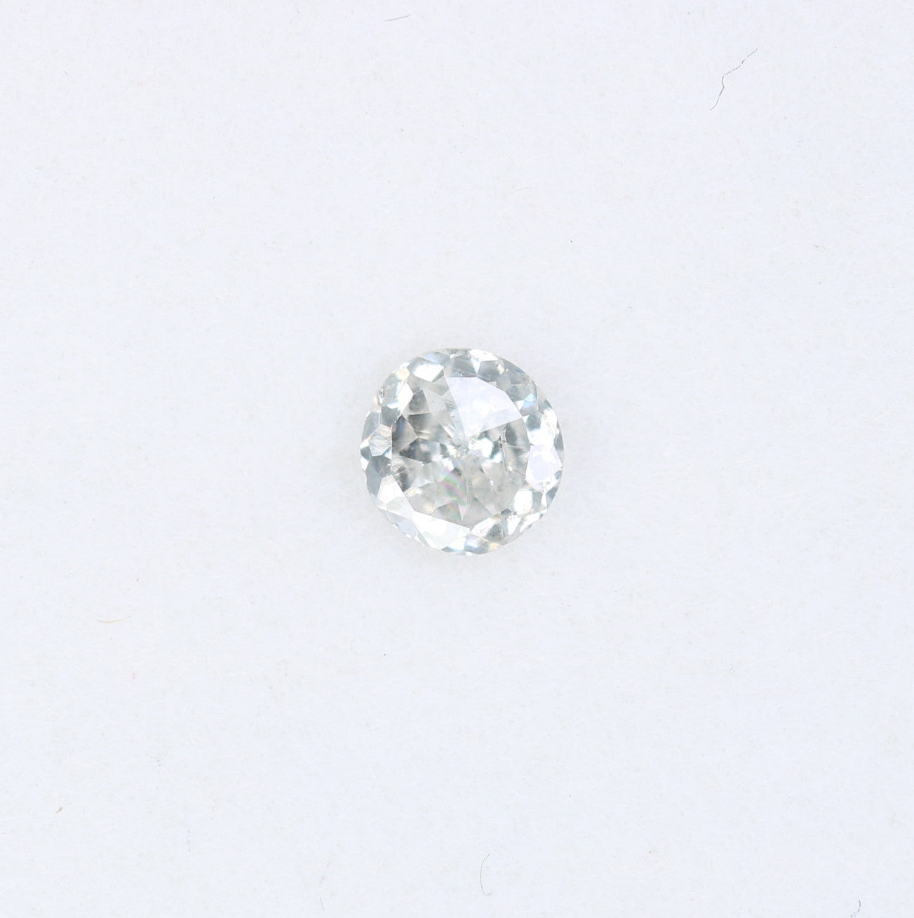 0.16 CT 2.80 MM Salt And Pepper Round Brilliant Cut Diamond For Engagement Ring