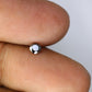 0.19 CT 3.50 MM Round Brilliant Cut Dark Brown Diamond For Engagement Ring