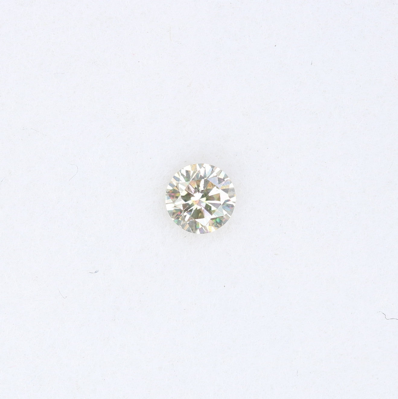 0.09 CT 2.90 MM Round light Yellow Brilliant Cut Diamond For Engagement Ring