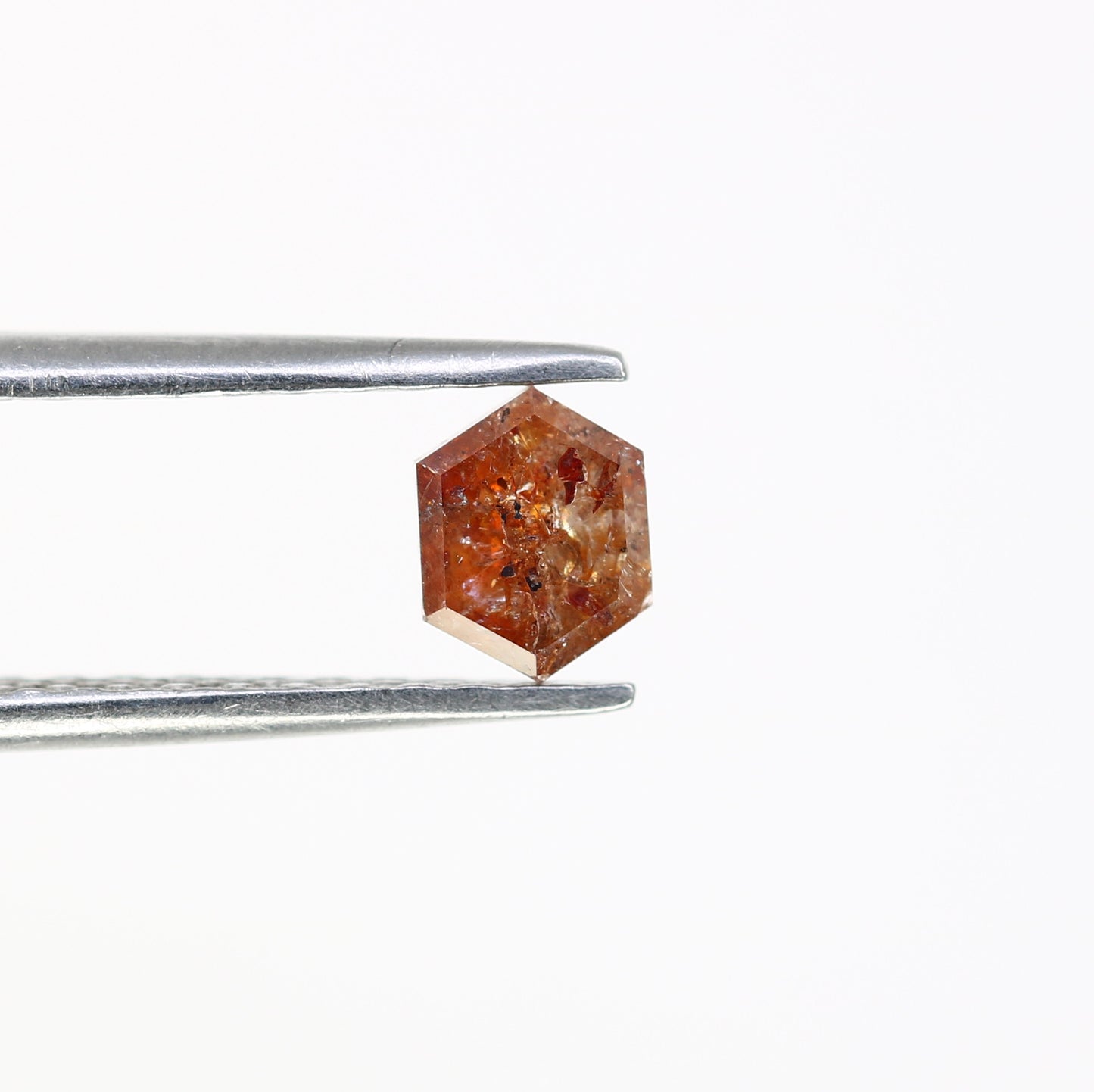 0.54 CT Elongated Hexagon Shape Natural Red Loose Diamond For Wedding Ring