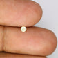 0.11 CT 3.00 MM light Yellow Brilliant Cut Round Diamond For Engagement Ring