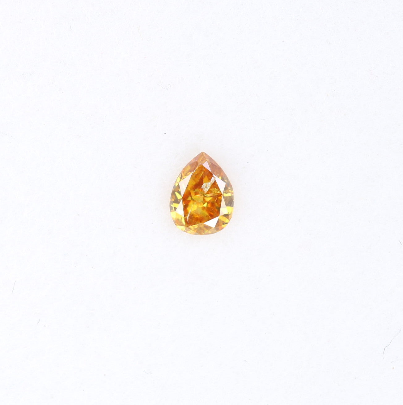 0.08 CT 3.30 MM Pear Shape Fancy Brown Loose Diamond For Engagement Ring