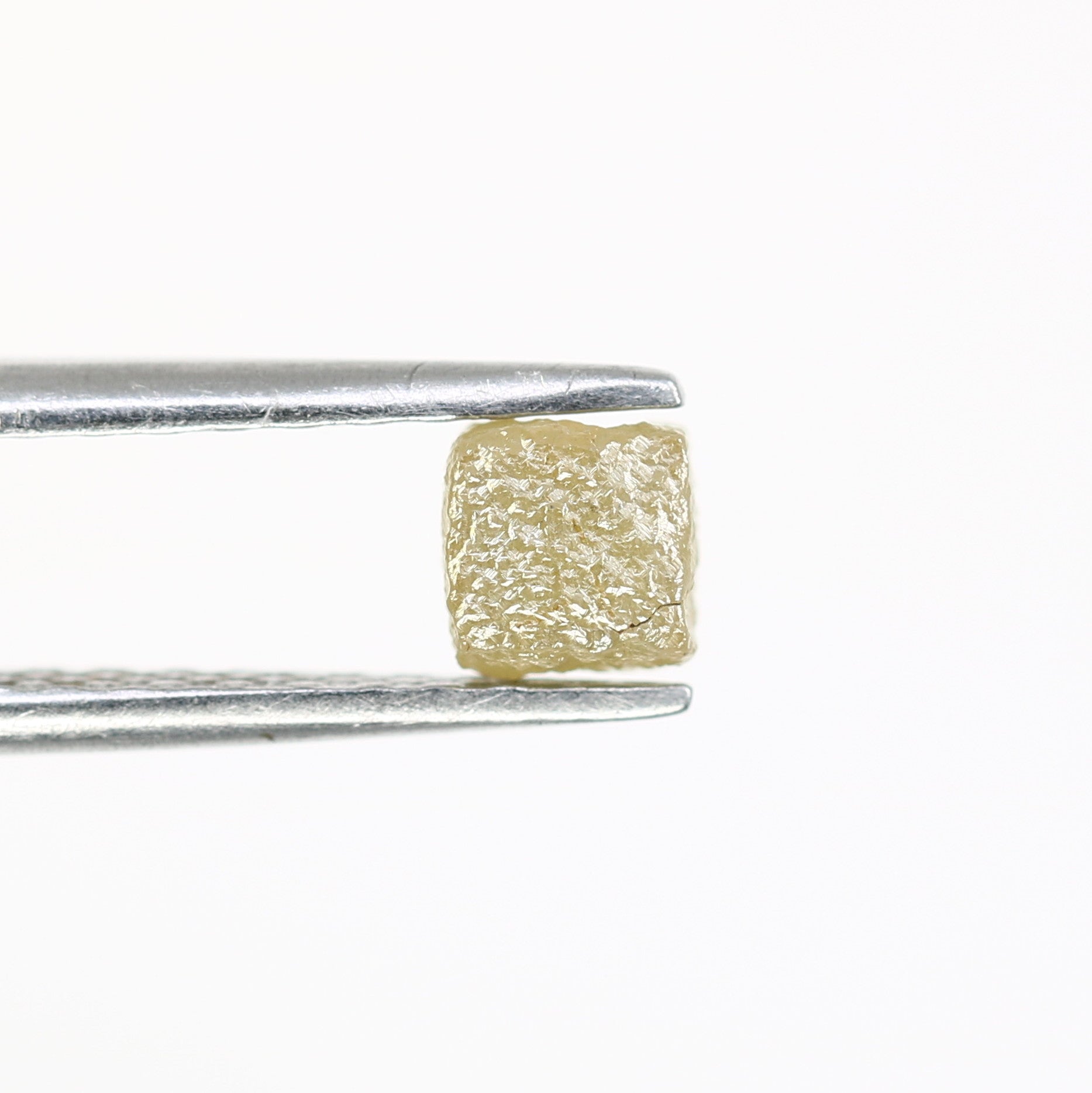 0.89 CT 4.10 MM Grey Natural Loose Congo Cube Shape Uncut Raw Rough Diamond