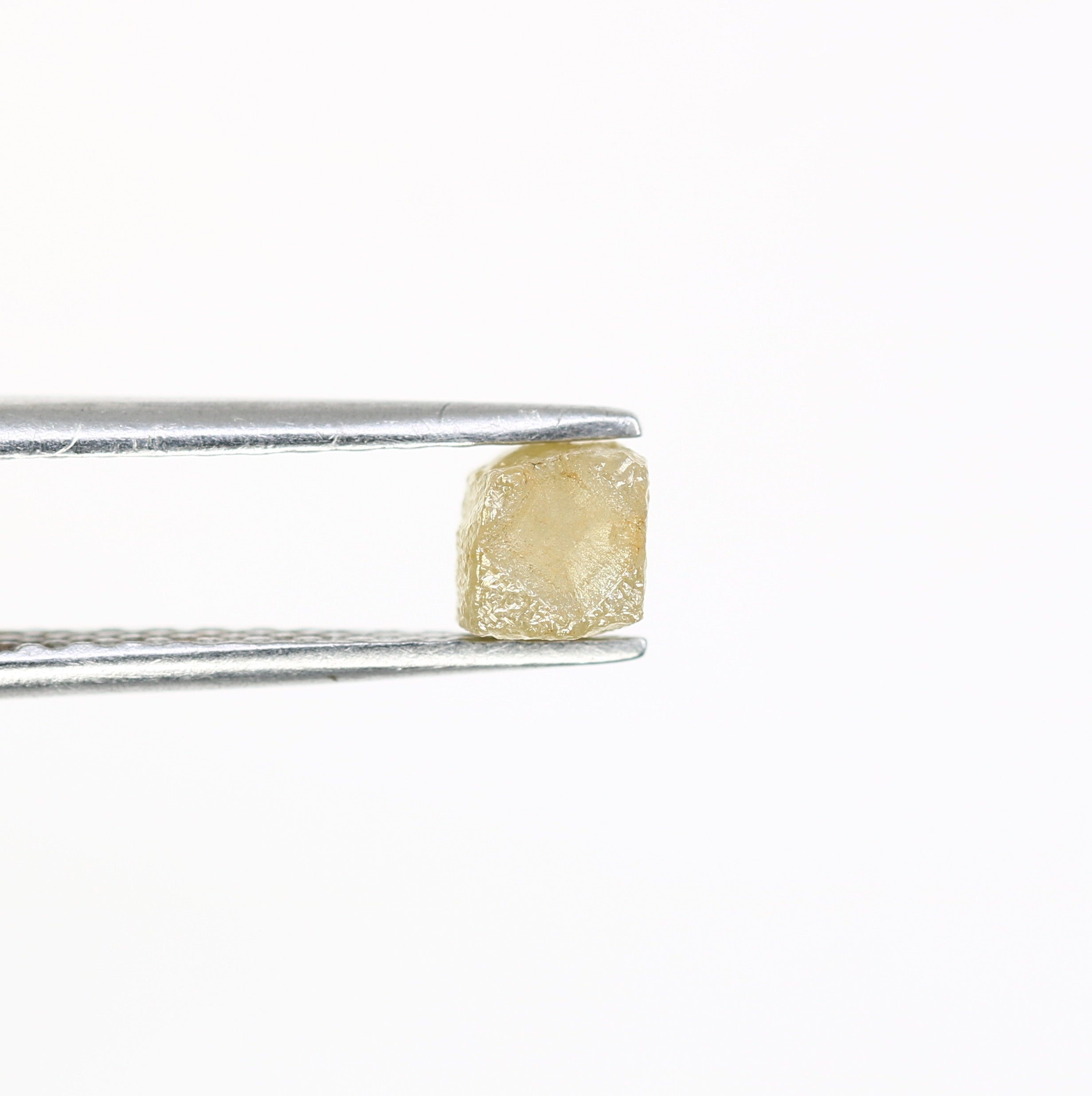 0.89 CT 4.10 MM Grey Natural Loose Congo Cube Shape Uncut Raw Rough Diamond