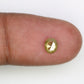 0.45 Carat 5.3 MM Loose Oval Shape Natural Yellow Rustic Diamond For Wedding Rings