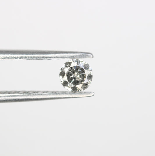 0.20 CT Round Brilliant Cut Salt and Pepper Diamond – Perfect for Engagement Rings, Necklaces, Promise Rings, Earrings & Anniversary Gifts - JayKrishna Diamond