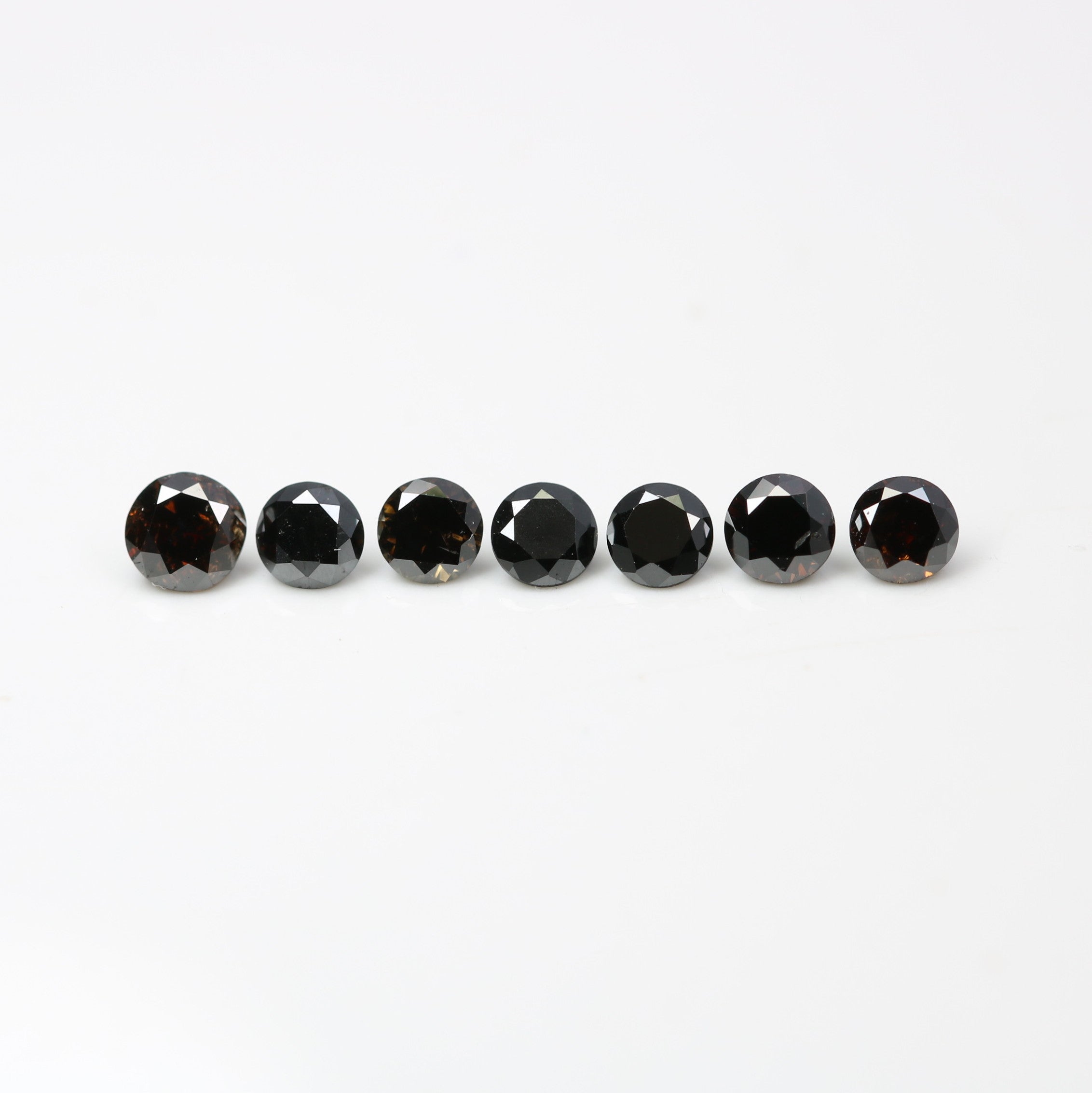 0.50 CT Round Brilliant Cut Dark Brown Diamond For Engagement Ring