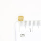 0.84 Carat Fancy Yellow Color Natural Loose Antique Congo Cube Rough Diamond For Wedding Ring