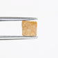 0.73 Carat Orange Color Natural Loose Congo Cube Raw Rough Diamond For Wedding Ring
