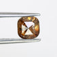 0.80 Carat 4.7 MM Natural Brown Color Cushion Cut Loose Diamond For Wedding Ring
