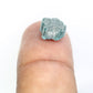 3.66 Carat 8.00 MM Heart Shape Diamond Fancy Blue Color Rough Diamond For Diamond Pendant