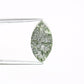 2.55 Carat Natural Loose Marquise Shape Green Color Rough Diamond