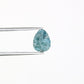 1.46 Carat Fancy Blue Raw Rough Pear Shape Diamond For Wedding Ring