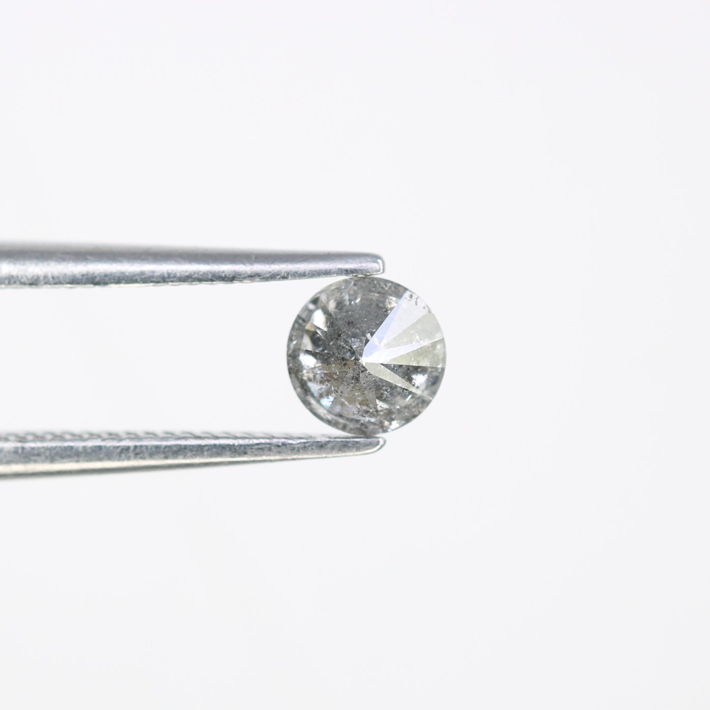 0.39 CT 4.50 x 2.90 MM Brilliant Cut Round Salt and Pepper Loose Diamond for Custom Engagement Rings, Unique Fine Jewelry & Ethical Bridal Jewelry - JayKrishna Diamond