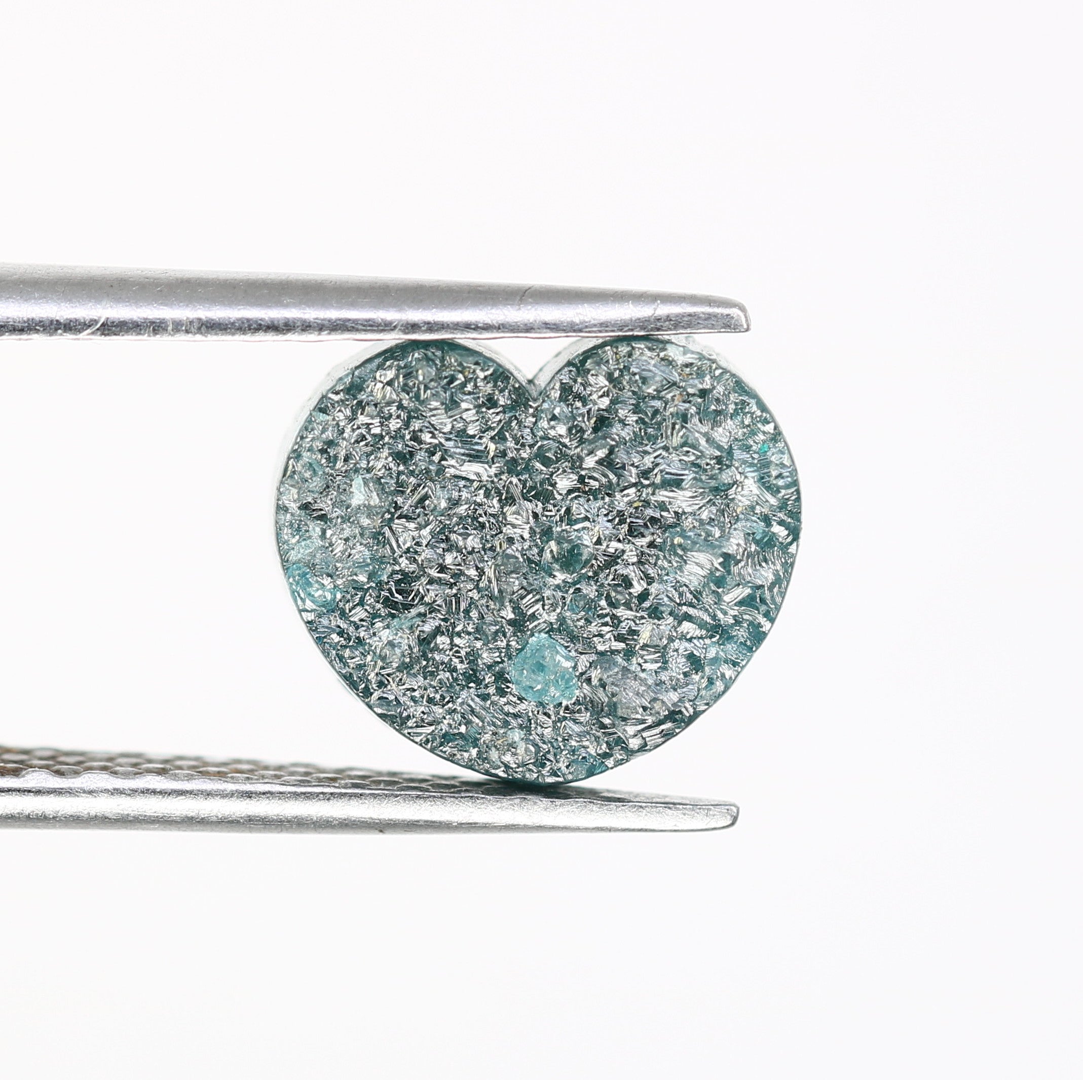 2.91 Carat Blue Fancy Heart Shaped Rough Diamond For Wedding Ring