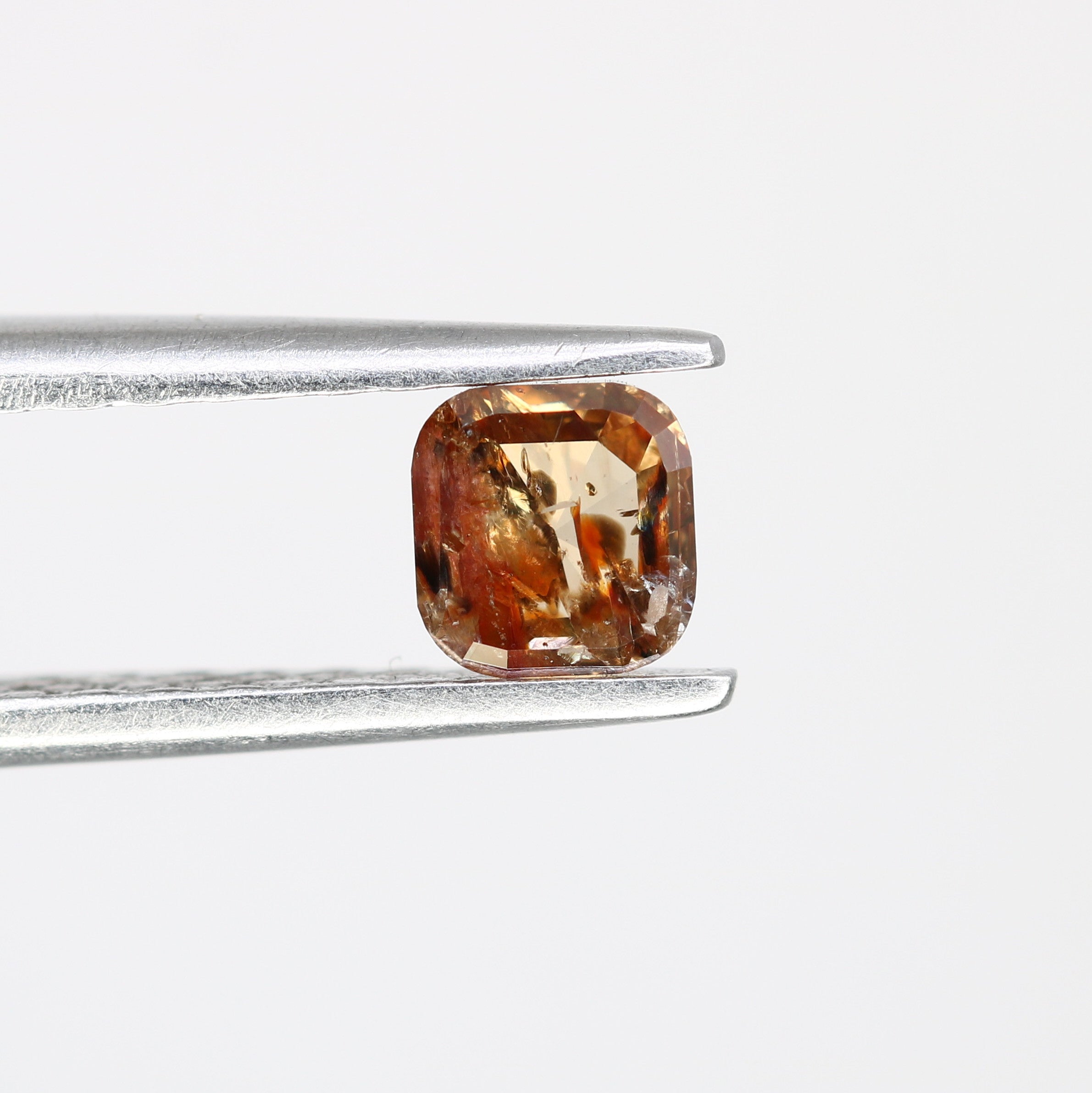0.50 Carat Natural Fancy Orange Color Loose Diamond For Wedding Ring