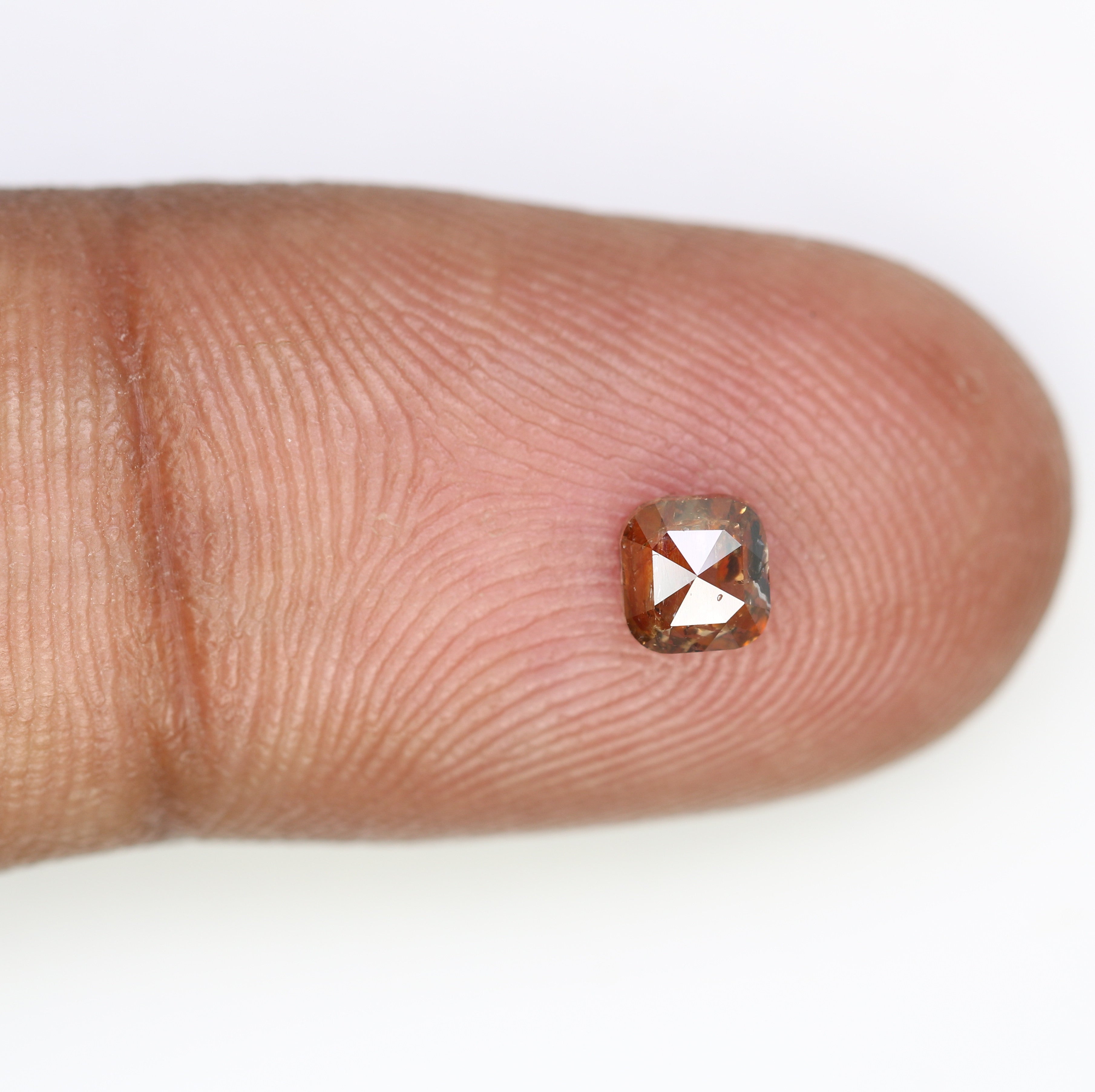 0.50 Carat Natural Fancy Orange Color Loose Diamond For Wedding Ring