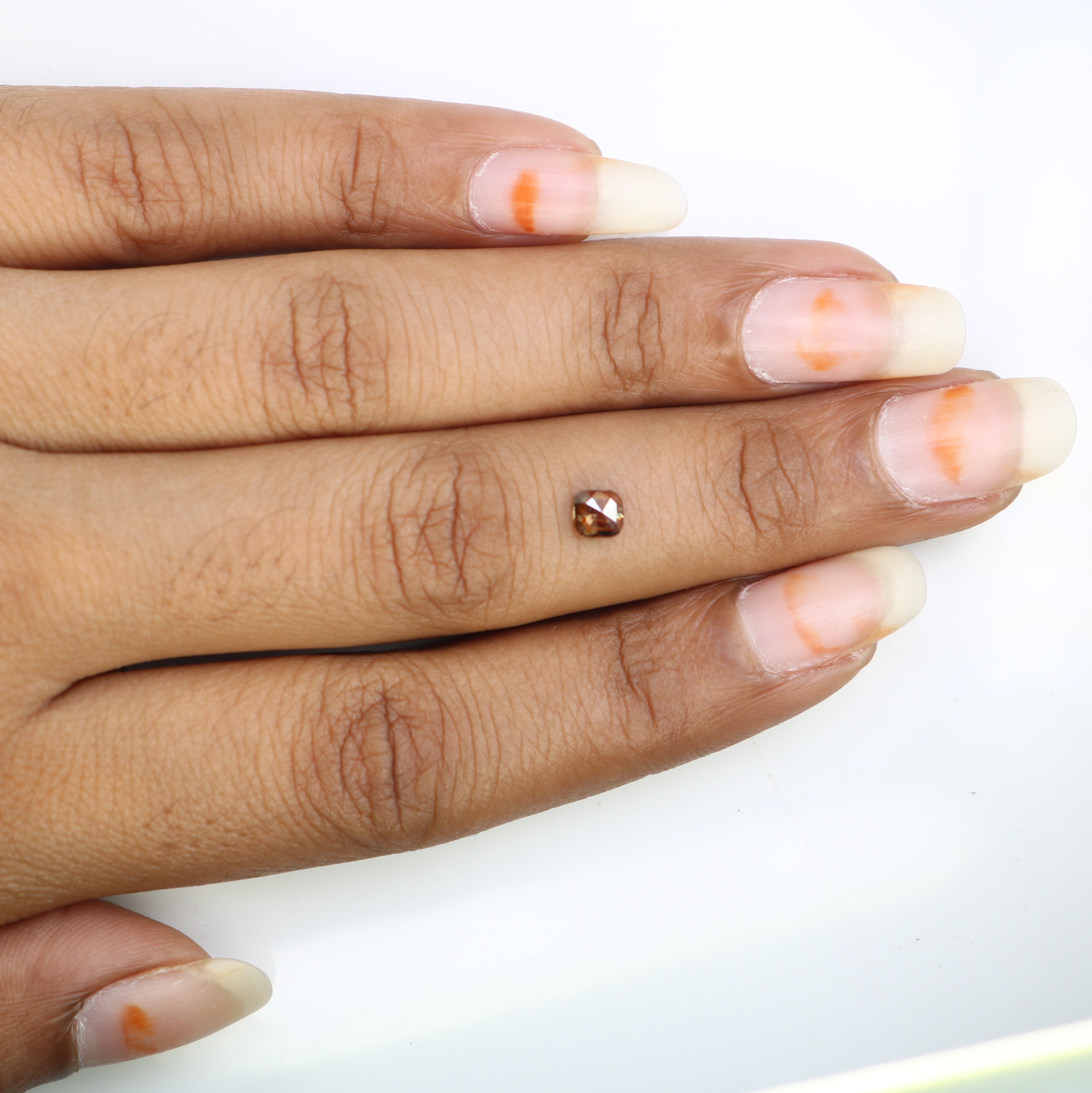 0.50 Carat Natural Fancy Orange Color Loose Diamond For Wedding Ring