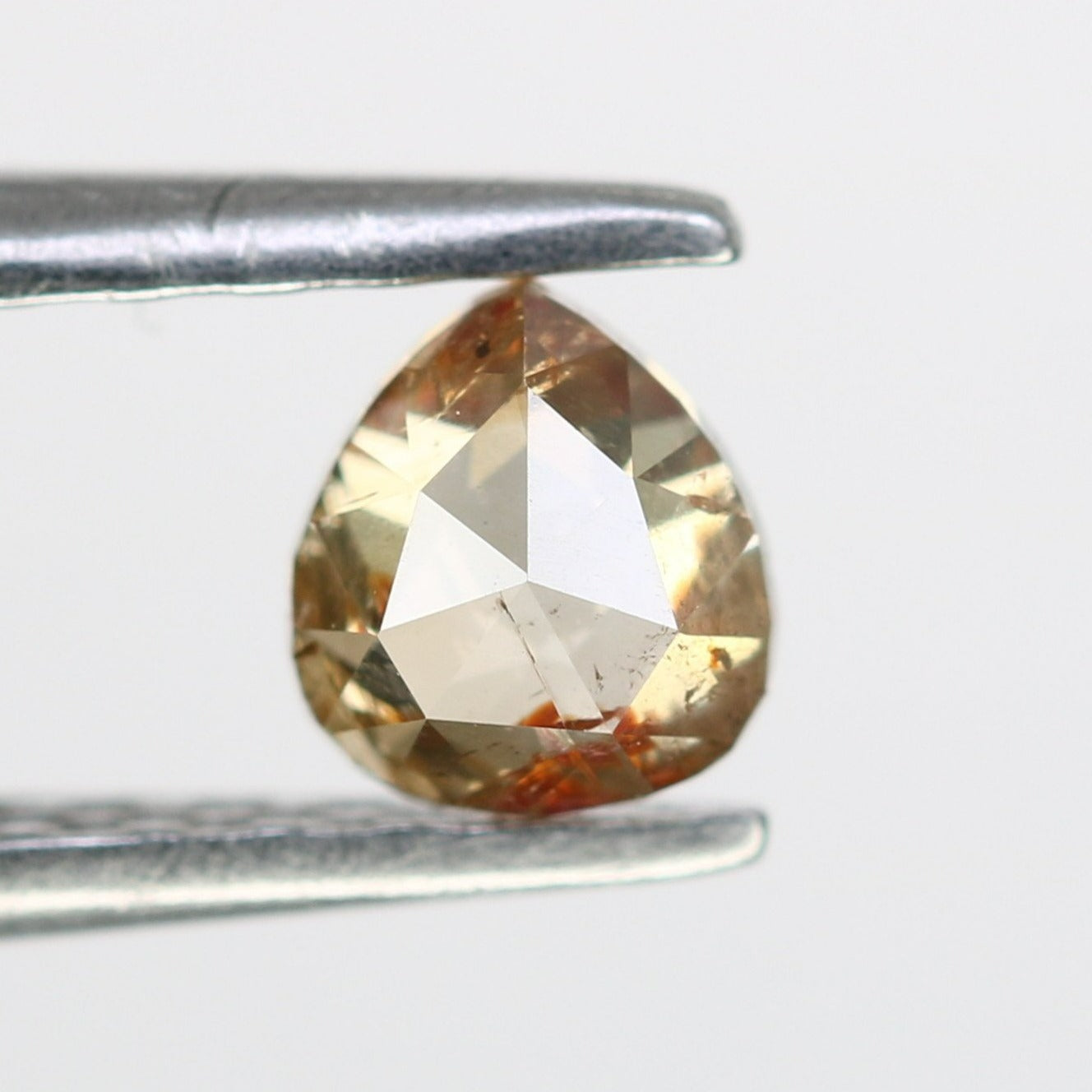 0.33 Carat 4.4 MM Pear Cut Natural Loose Fancy Brown Diamond For Engagement Ring