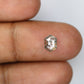0.95 CT 7.30 MM Elongated Hexagon Shape Salt And Pepper Diamond