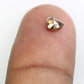 0.44 CT 4.9 MM Fancy Loose Brown Heart Shape Diamond For Wedding Ring