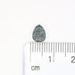 1.04 Carat Blue Color Pear Shape Raw Rough Diamond For Wedding Ring