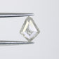 1.03 CT 7.90 MM Kite Shape Salt And Pepper Diamond For Wedding Ring