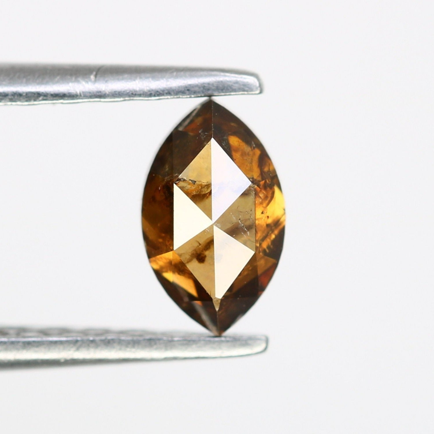 0.44 Carat 6.2 MM Marquise Shape Fancy Brown Color Diamond For Wedding Ring