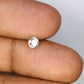 0.41 CT Round Brilliant Cut Salt And Pepper 4.60 x 2.90 MM Natural Diamond For Engagement Ring