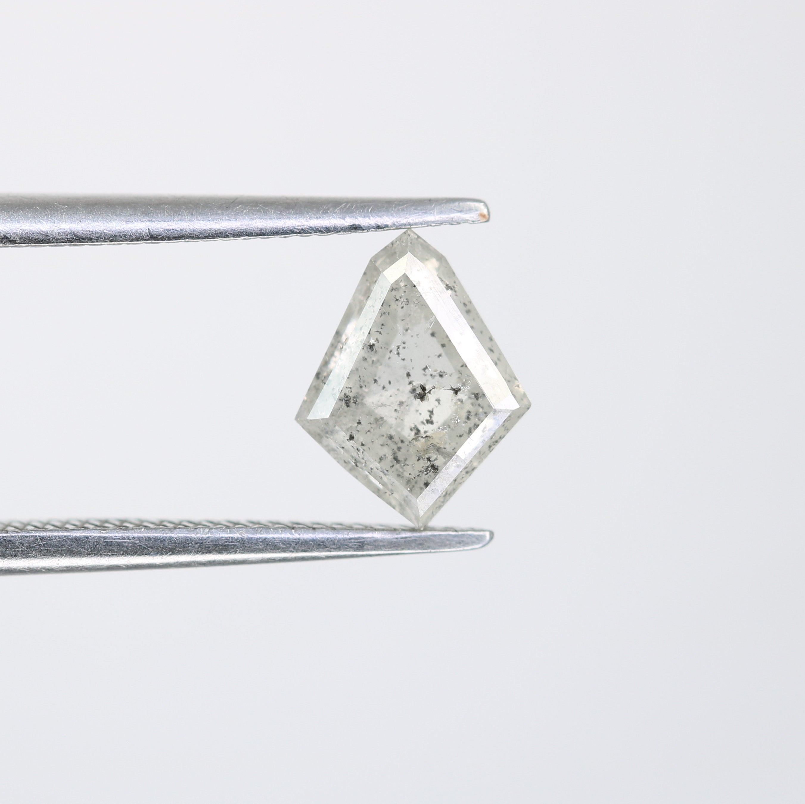 1.03 CT 7.90 MM Kite Shape Salt And Pepper Diamond For Wedding Ring