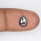 1.08 CT 8.80 MM Salt And Pepper Pear Shape Diamond For Engagement Ring