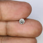 0.41 CT 4.70 x 2.80 MM Salt And Pepper Round Brilliant Cut Natural Diamond For Engagement Ring