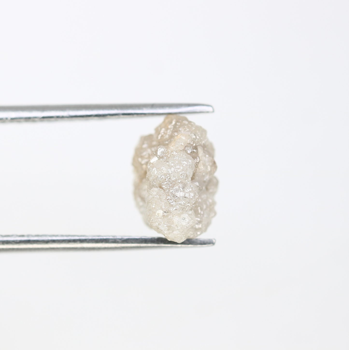 3.19 CT Rough Uncut White Irregular Shape Raw Diamond For Promise Ring