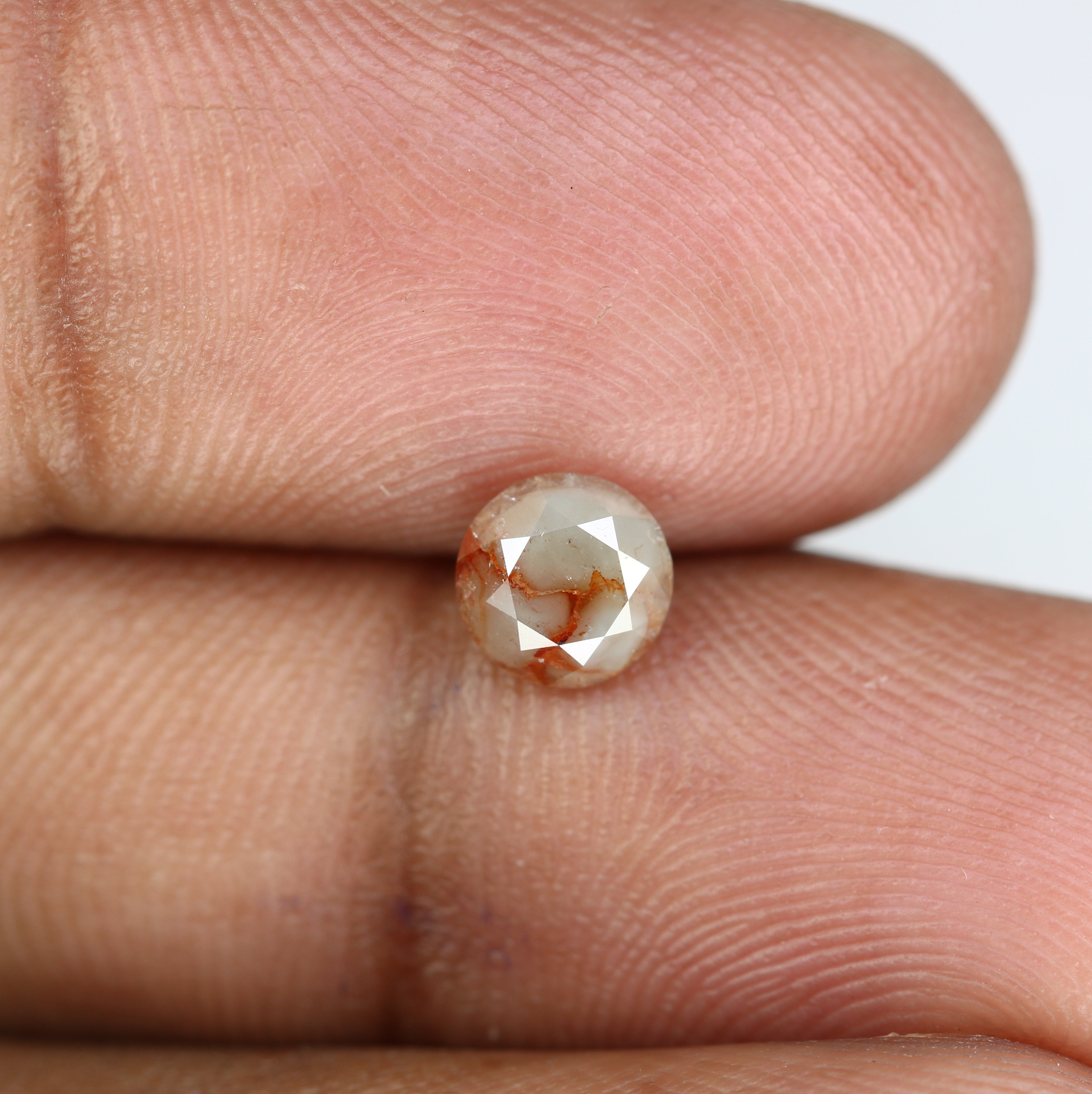 1.09 CT 5.90 x 4.70 MM Round Brilliant Cut Loose Grey Diamond For Engagement Ring