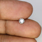 0.36 CT Round Brilliant Cut Salt And Pepper Diamond For Engagement Ring