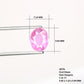 2.31 CT Fancy Pink Ruby Sapphire Oval Cut Gemstone For Designer Jewelry