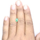 0.96 CT Beautiful Green Emerald Sapphire Oval Cut Gemstone For Engagement Ring