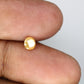 0.50 CT Light Yellow Loose Round Brilliant Cut Diamond For Engagement Ring