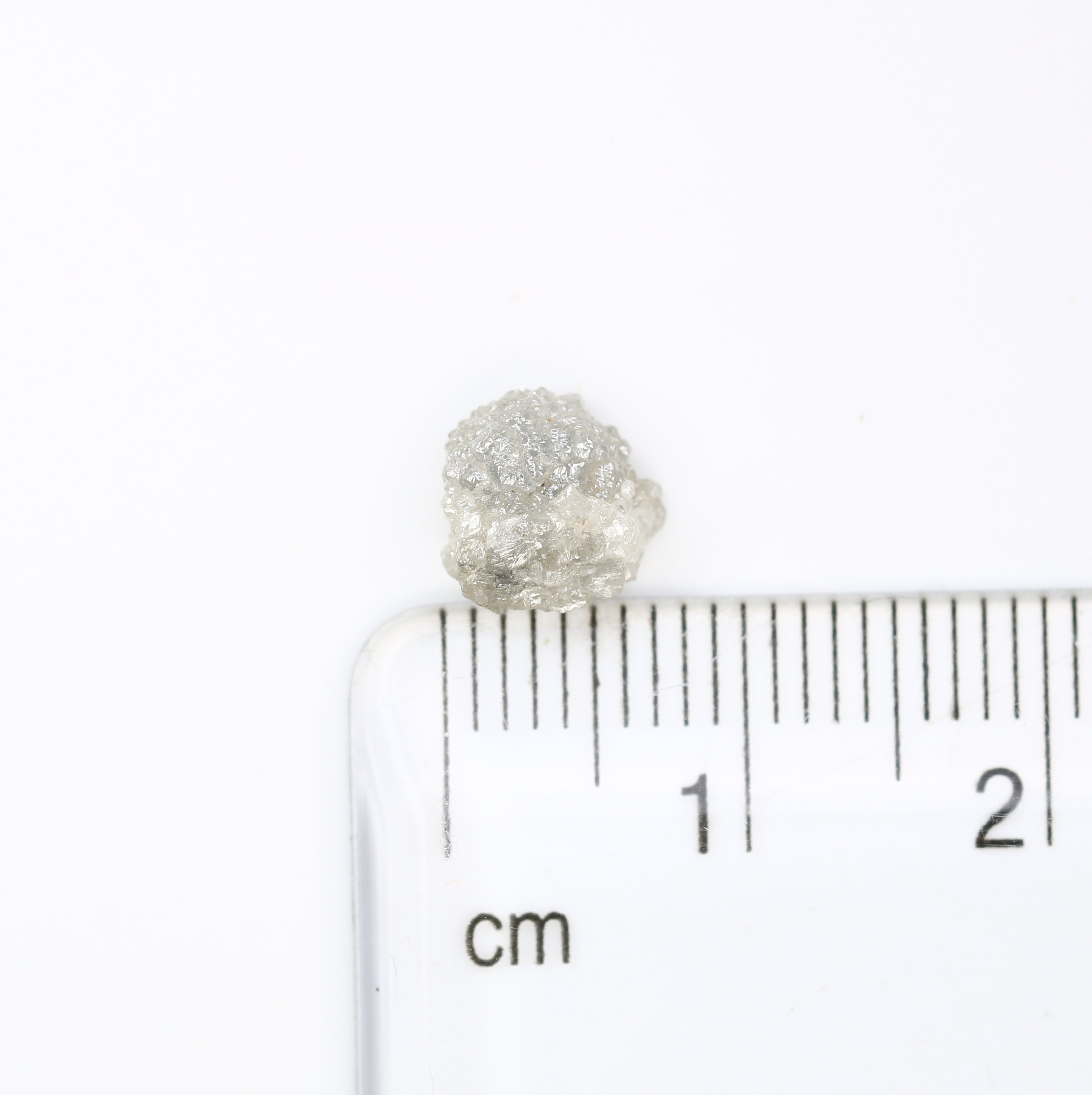 1.86 CT Raw Uncut Grey Rough Irregular Shape Diamond For Engagement Ring