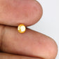 0.50 CT 4.50 x 3.50 MM Yellow Loose Round Brilliant Cut Natural Diamond For Engagement Ring
