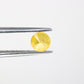 0.47 CT Round Brilliant Cut Natural Yellow Loose Diamond For Engagement Ring