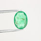 1.31 CT Green Emerald Sapphire Oval Cut Gemstone For Promise Ring