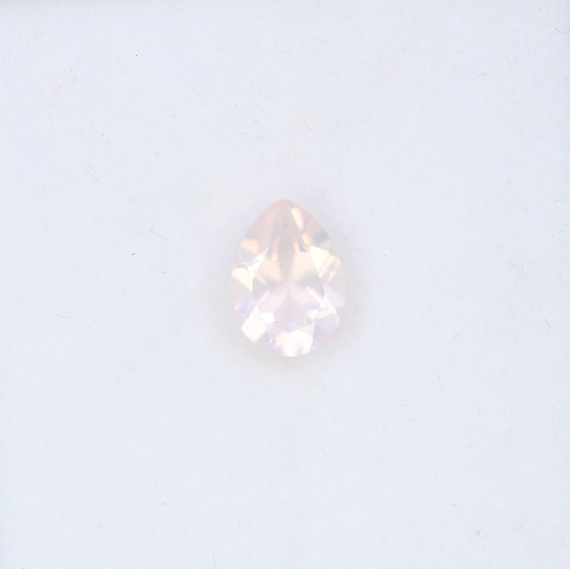1.06 CT 8.10 MM Beautiful Pear Shape Rose Quartz Gemstone For Pendant