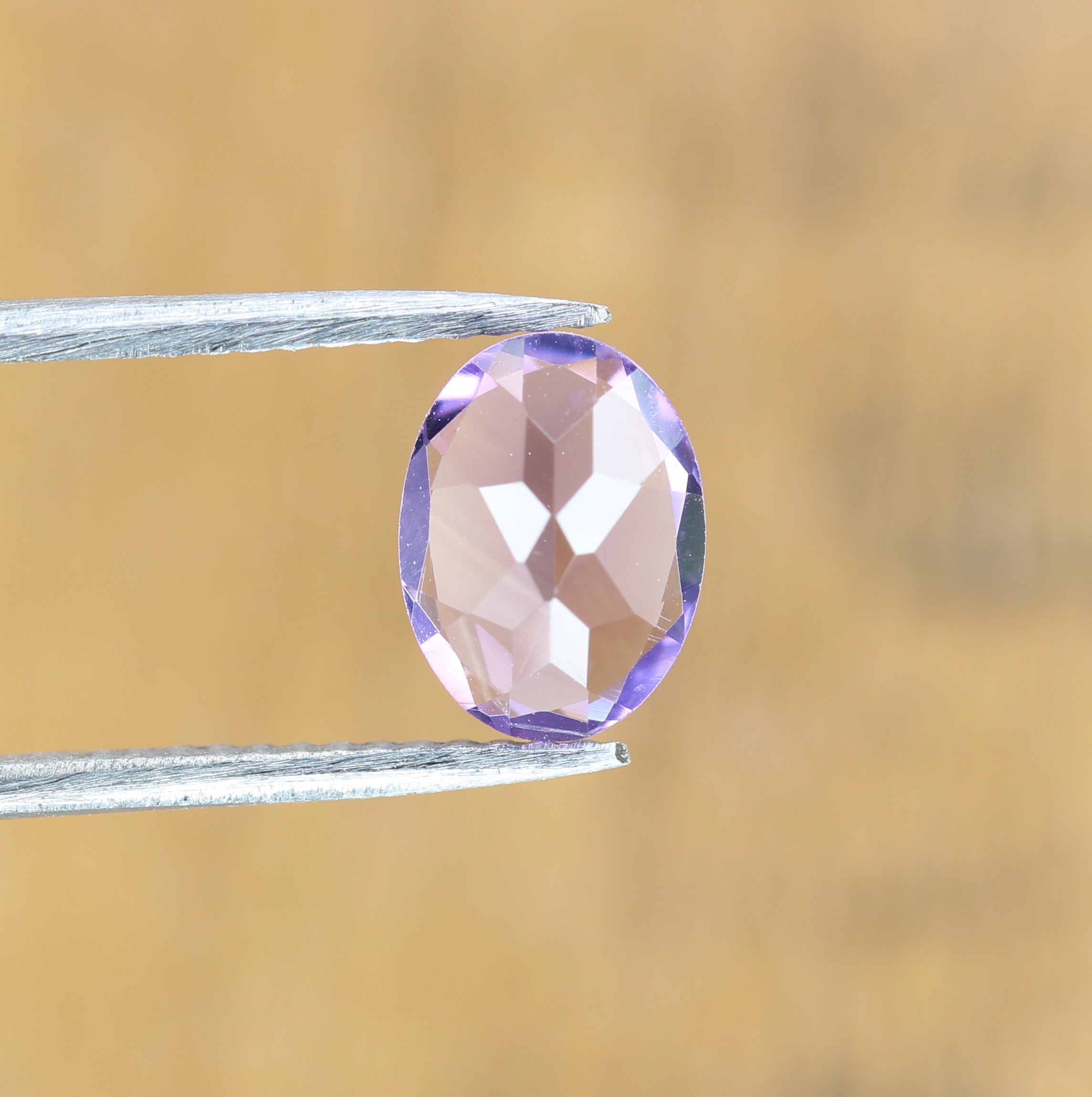 1.01 CT 8.40 MM Purple Amethyst Oval Cut Loose Gemstone For Engagement Ring