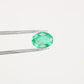 0.81 CT Green Emerald Oval Shape Loose Natural Gemstone For Wedding Ring