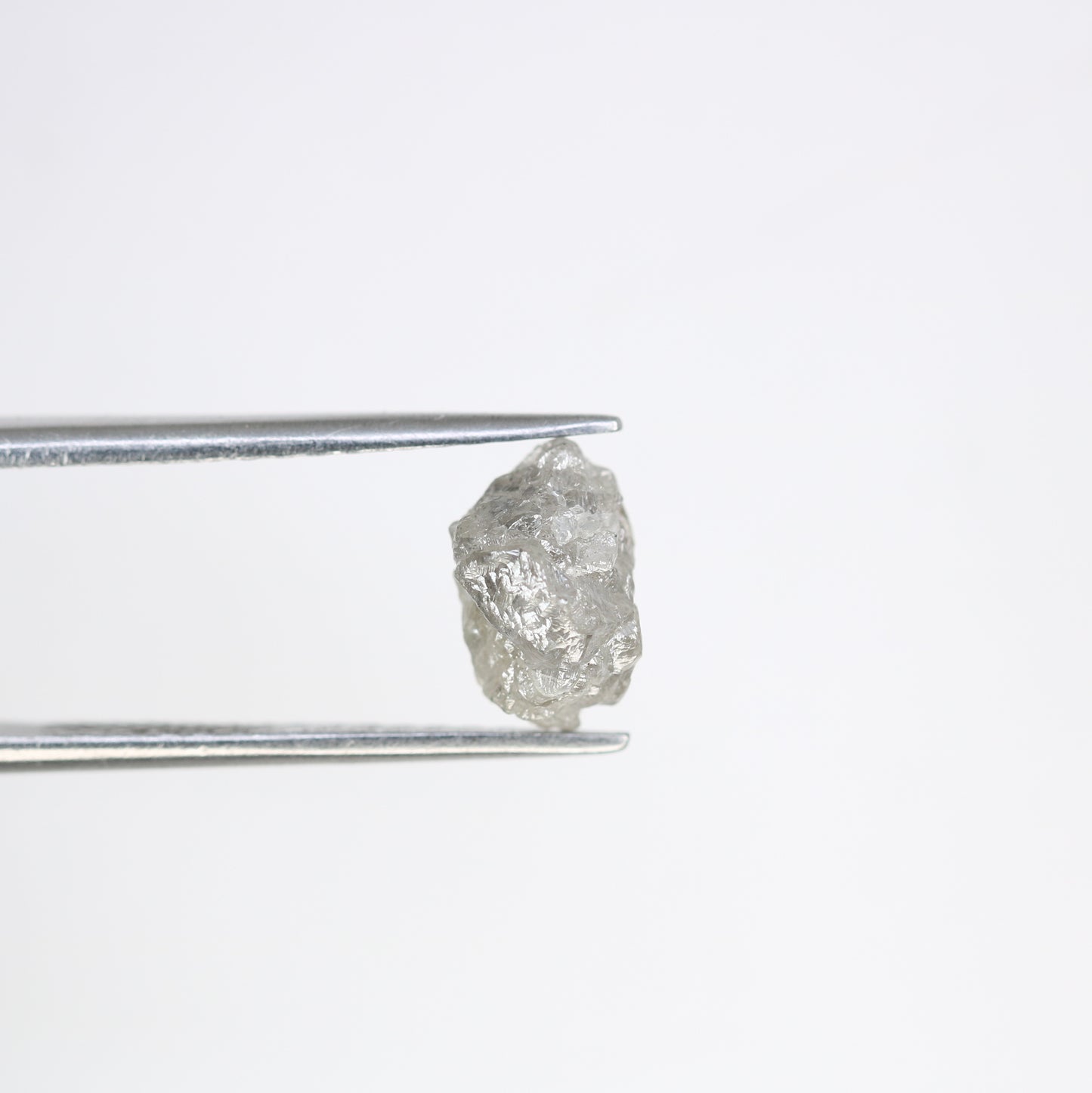 2.37 Carat Grey Rough Diamond Loose Antique Raw Diamond For Galaxy Ring