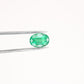 1.25 CT 8.01 MM Fancy Oval Shape Natural Green Emerald Gemstone For Anniversary Gift